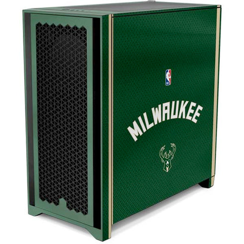 NBA Milwaukee Bucks Jersey Corsair 4000D Tempered Glass Mid-Tower ATX Case Skin